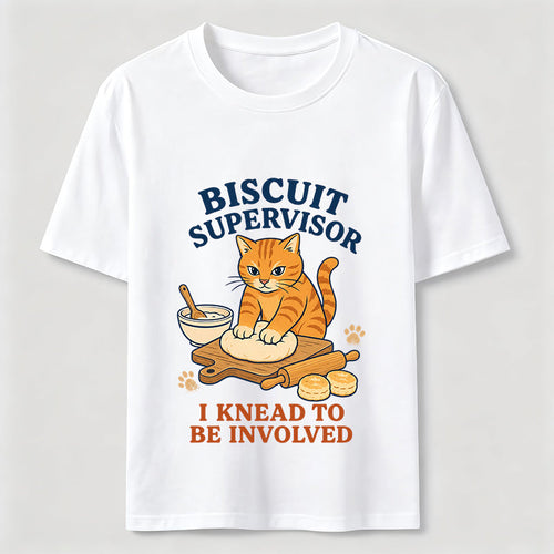 PetTaxClub Biscuit Supervisor Baking Cat Classic T-Shirt