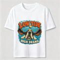 PetTaxClub Low Tide High Drama Basset Hound Classic T-Shirt