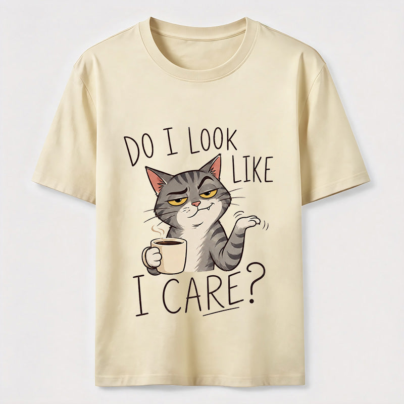 PetTaxClub Do I Look Like I Care Cat Classic T-Shirt