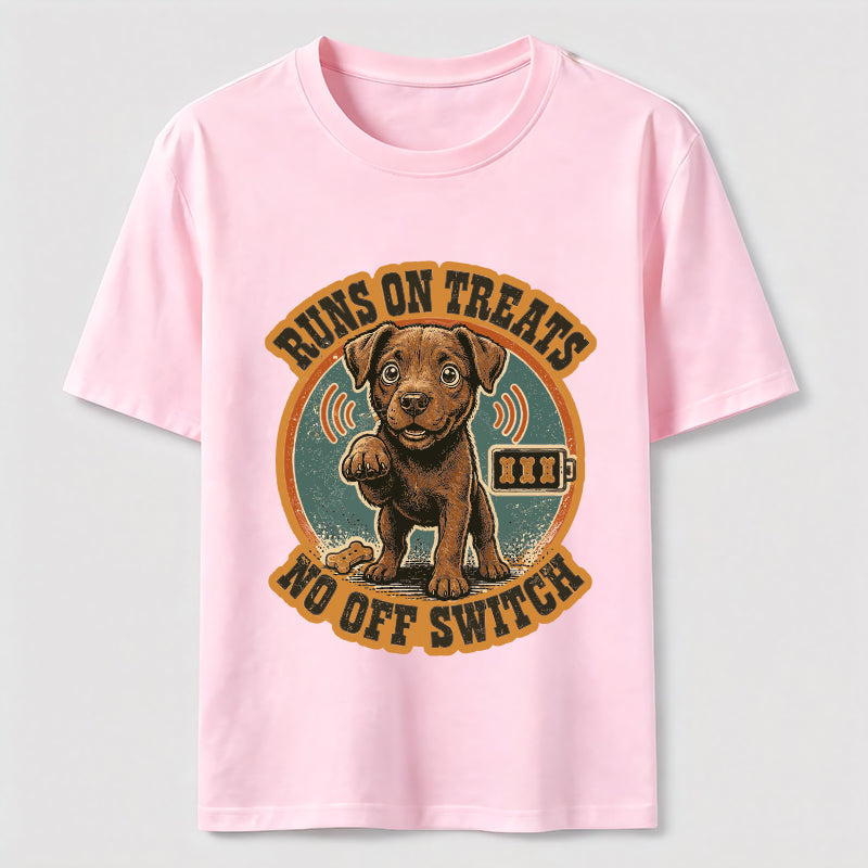 Runs on Treats No Off Switch Classic T-Shirt