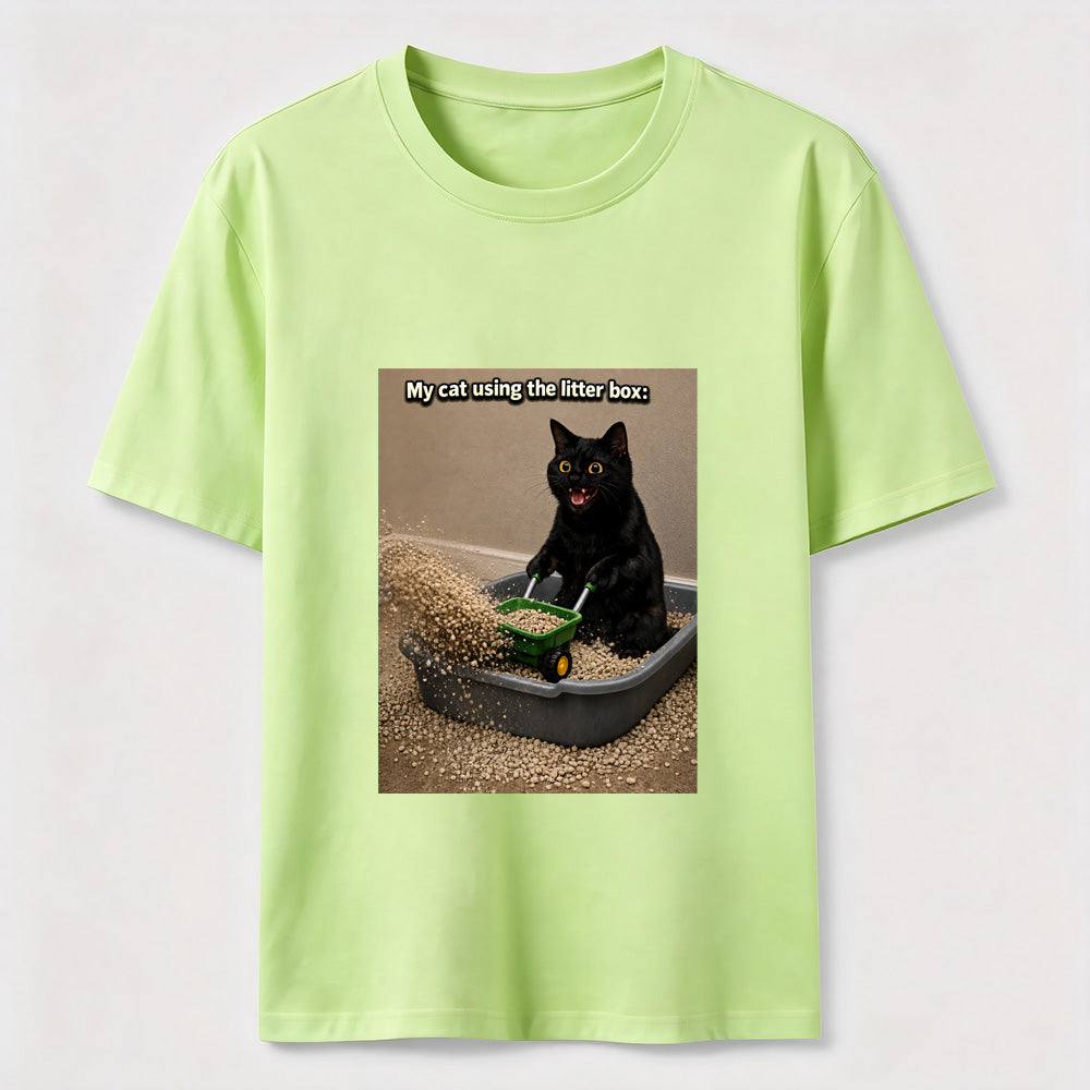 Litter Box Construction Cat Classic T-Shirt