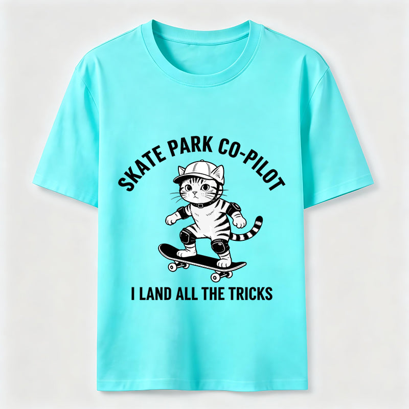 Skate Park Co Pilot Cat Classic T-Shirt