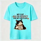 No Respect for My Life Plan Cat Classic T-Shirt