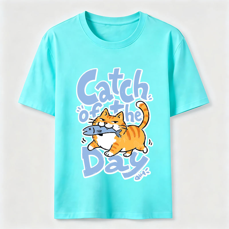 Catch of the Day Cat Classic T-Shirt
