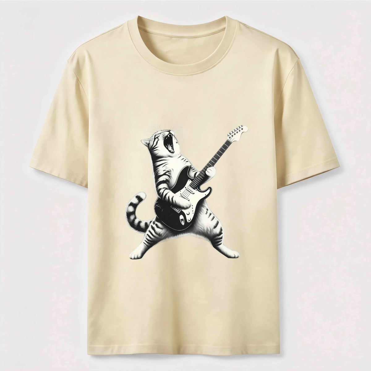 PetTaxClub Rockstar Guitar Cat Classic T-Shirt