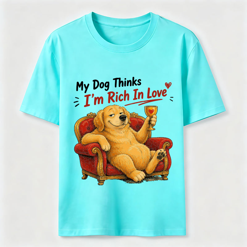 Rich in Love Golden Retriever Classic T-Shirt