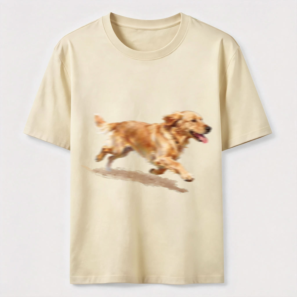PetTaxClub Running Golden Retriever Classic T-Shirt