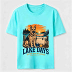 PetTaxClub Lake Days German Shepherd Sidekick Classic T-Shirt