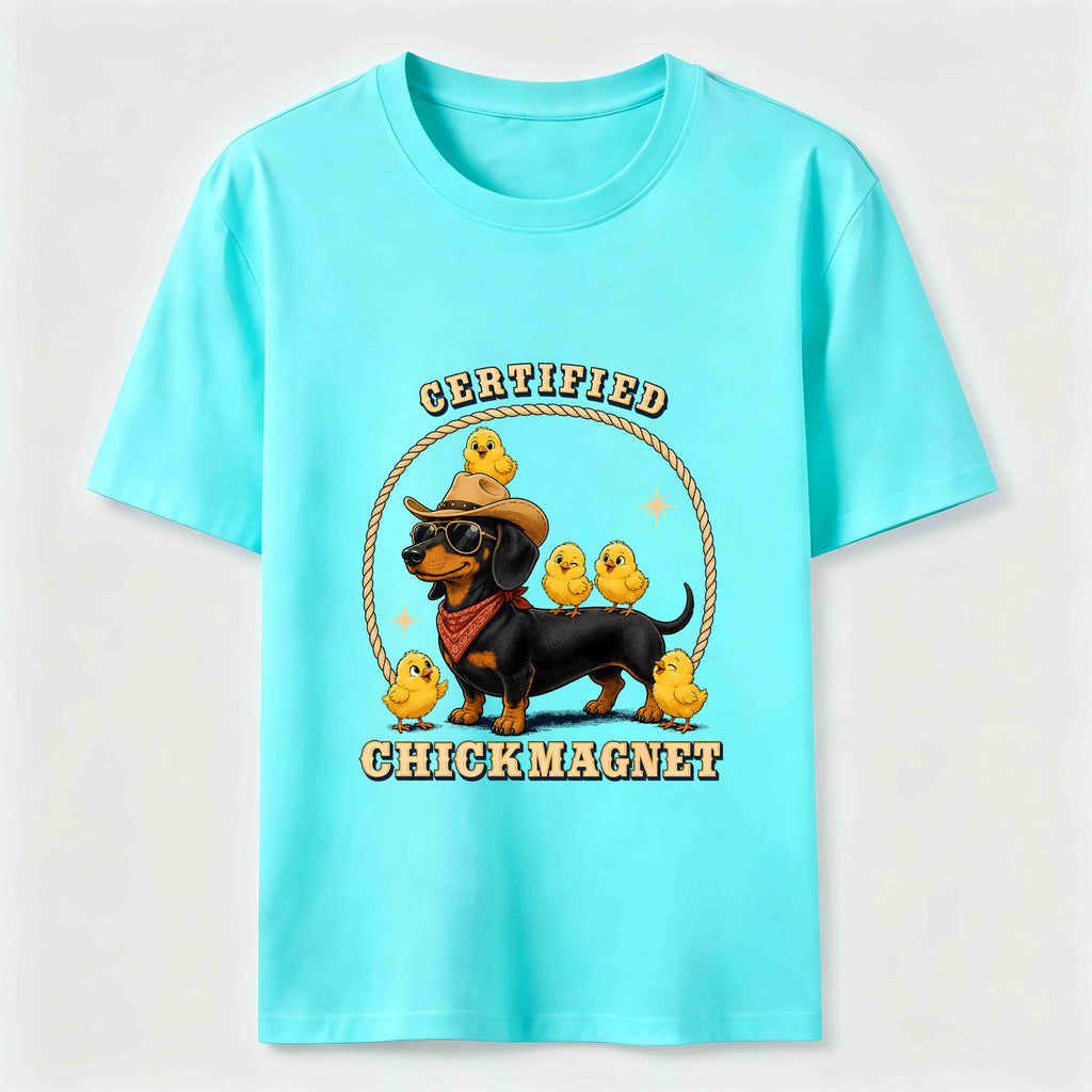 PetTaxClub Certified Chick Magnet Dachshund Classic T-Shirt