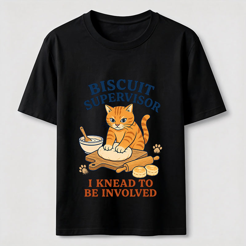 PetTaxClub Biscuit Supervisor Baking Cat Classic T-Shirt