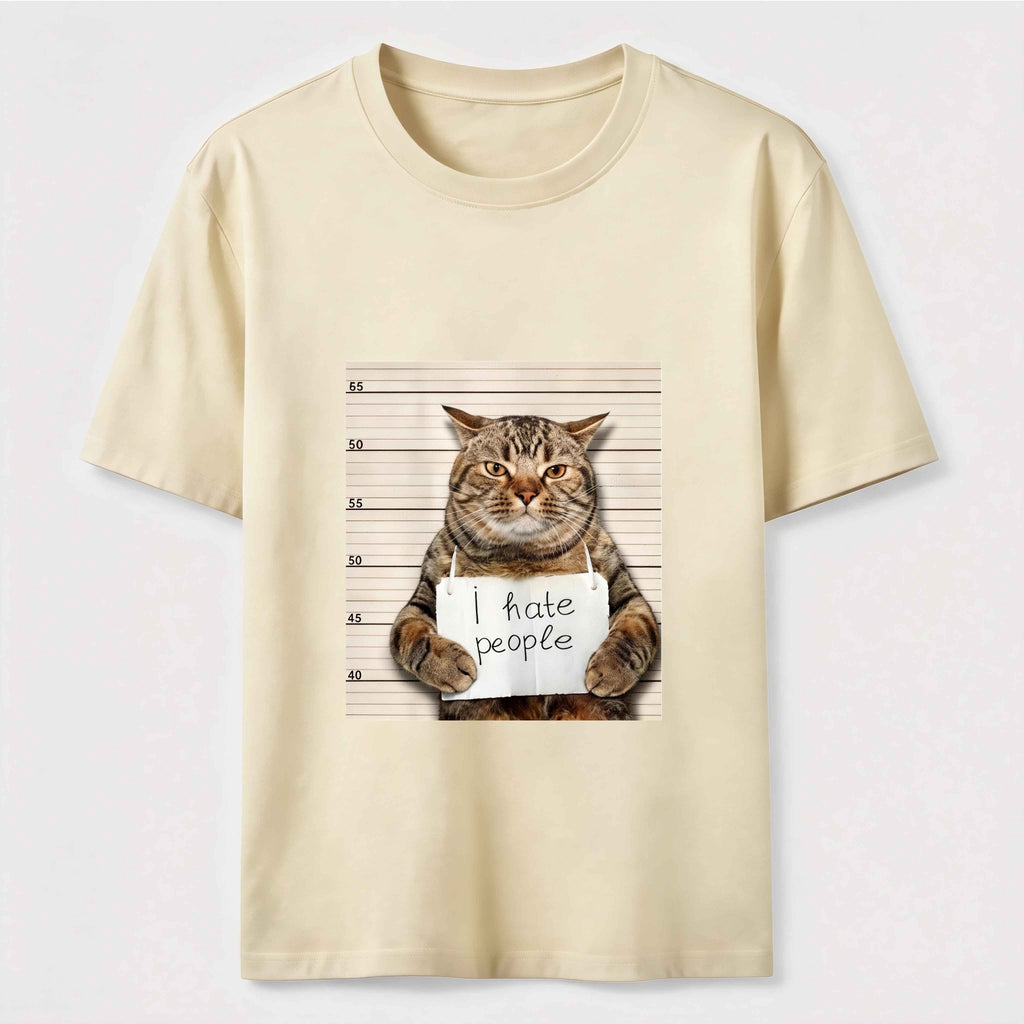 PetTaxClub I Hate People Mugshot Cat Classic T-Shirt