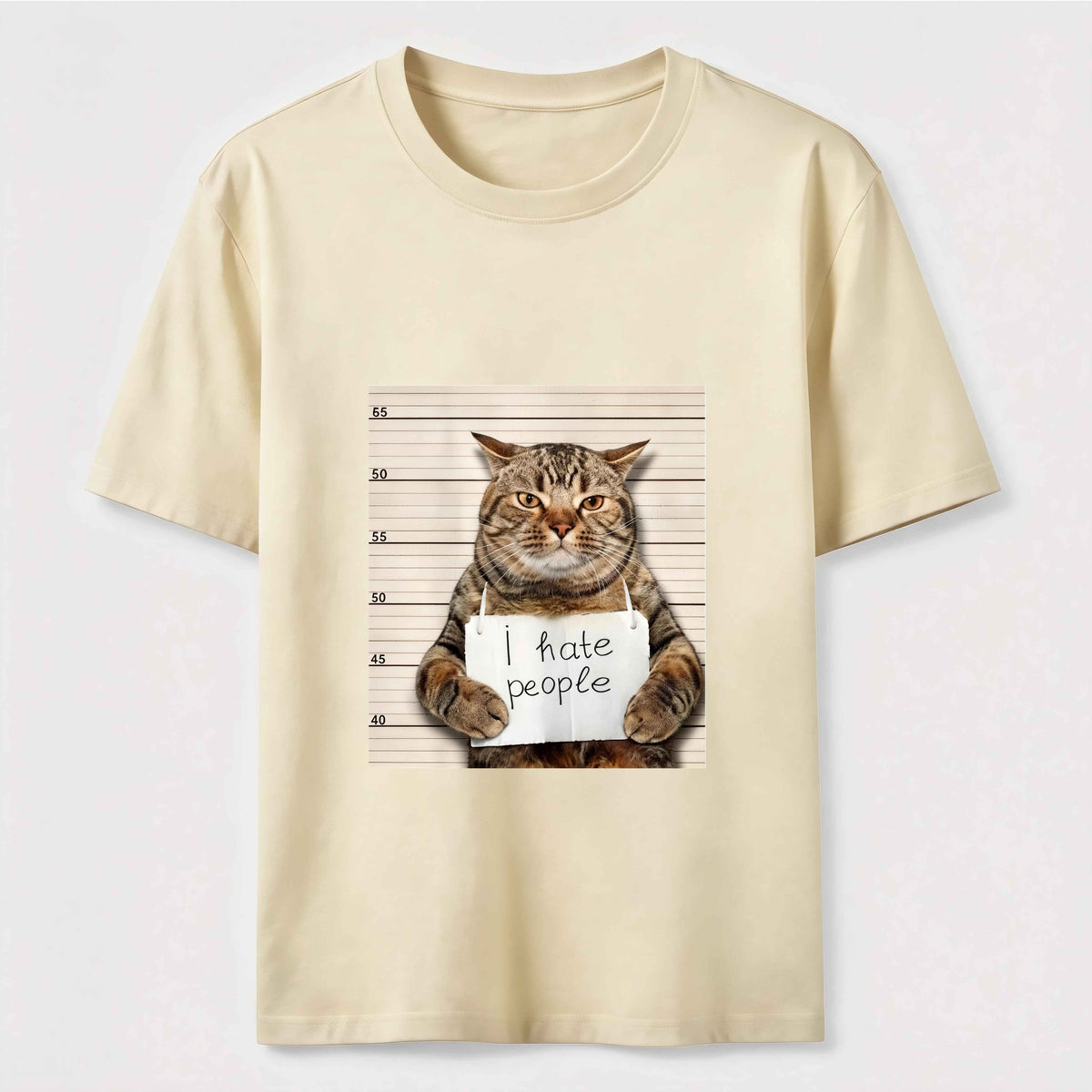 PetTaxClub I Hate People Mugshot Cat Classic T-Shirt