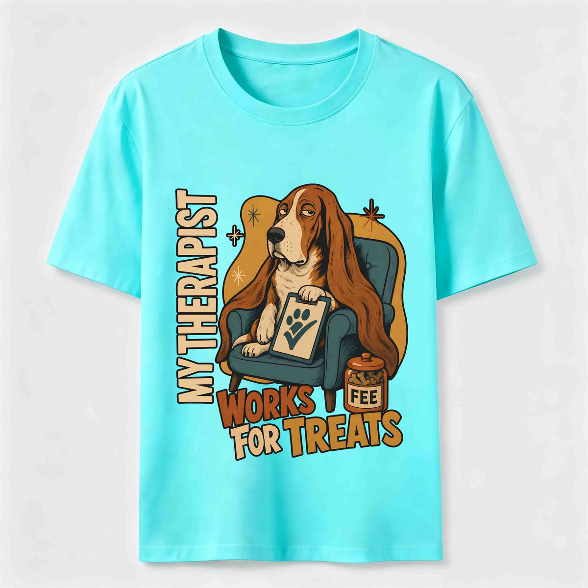 PetTaxClub Treat Paid Therapist Basset Hound Classic T-Shirt