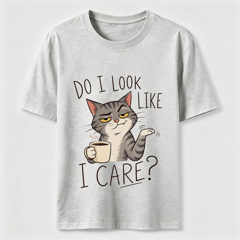 PetTaxClub Do I Look Like I Care Cat Classic T-Shirt