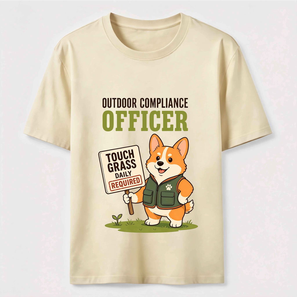 PetTaxClub Outdoor Compliance Officer Corgi Classic T-Shirt