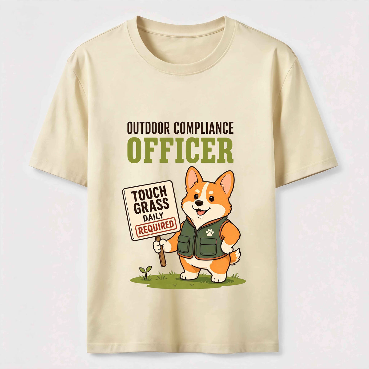 PetTaxClub Outdoor Compliance Officer Corgi Classic T-Shirt