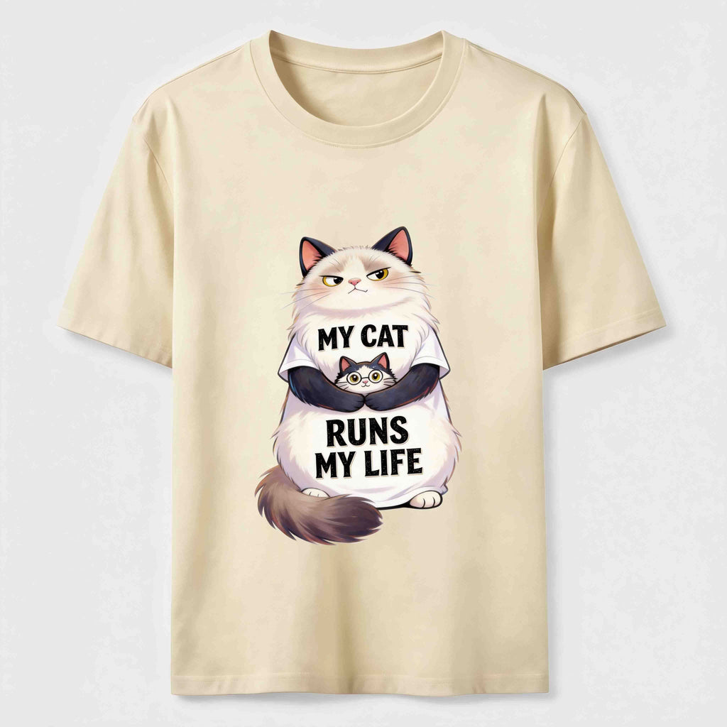 PetTaxClub My Cat Runs My Life Classic T-Shirt