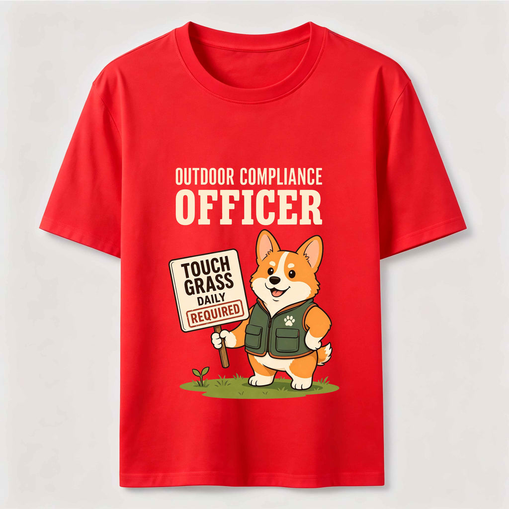 PetTaxClub Outdoor Compliance Officer Corgi Classic T-Shirt