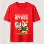 PetTaxClub Outdoor Compliance Officer Corgi Classic T-Shirt