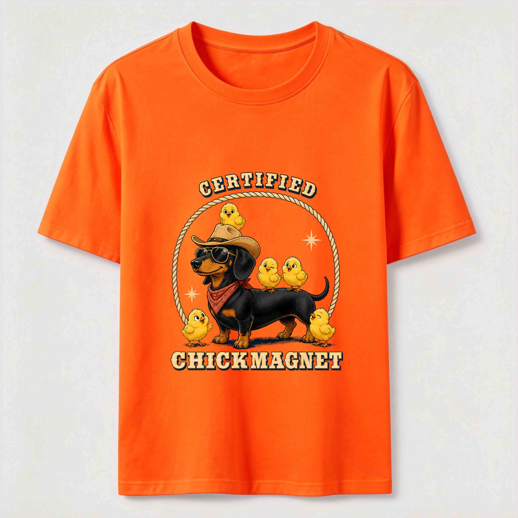 PetTaxClub Certified Chick Magnet Dachshund Classic T-Shirt