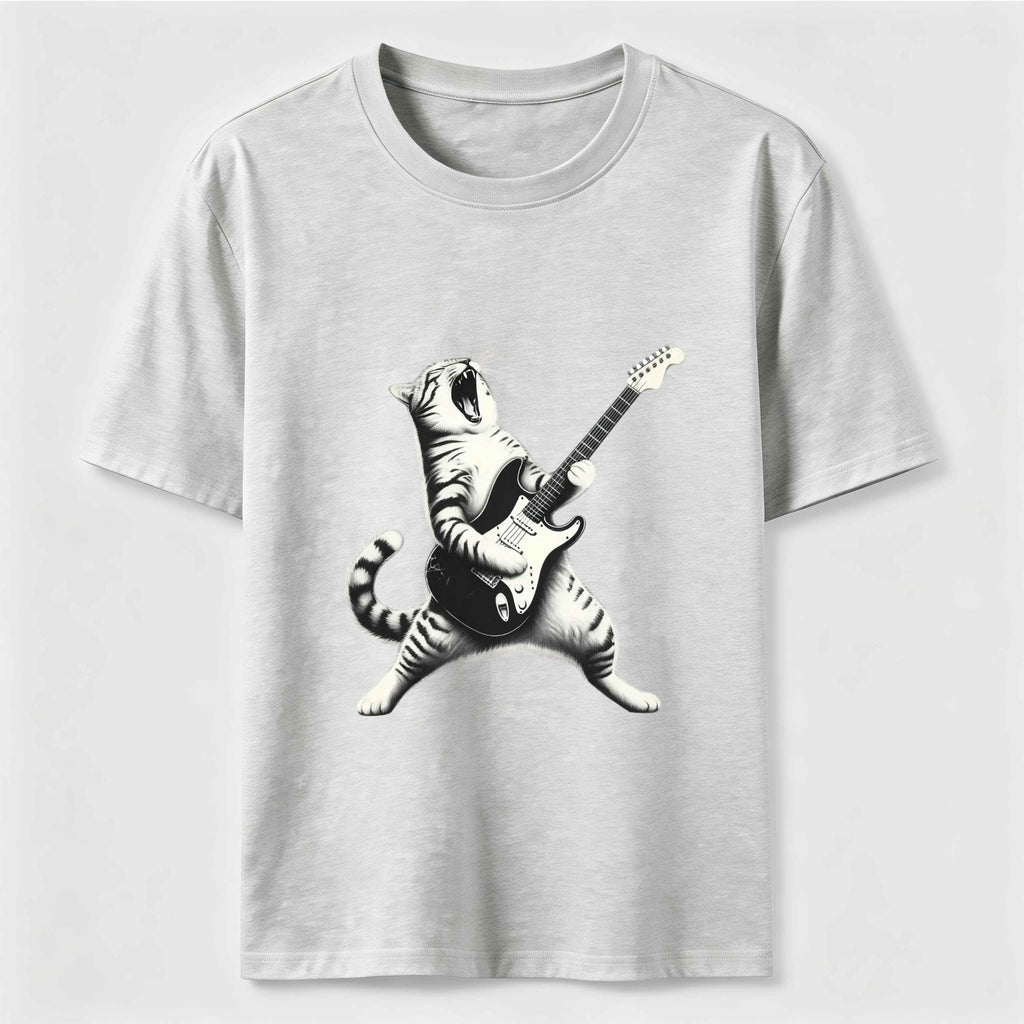 PetTaxClub Rockstar Guitar Cat Classic T-Shirt