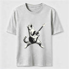 PetTaxClub Rockstar Guitar Cat Classic T-Shirt