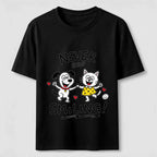Never Stop Smiling Cat and Dog Classic T-Shirt