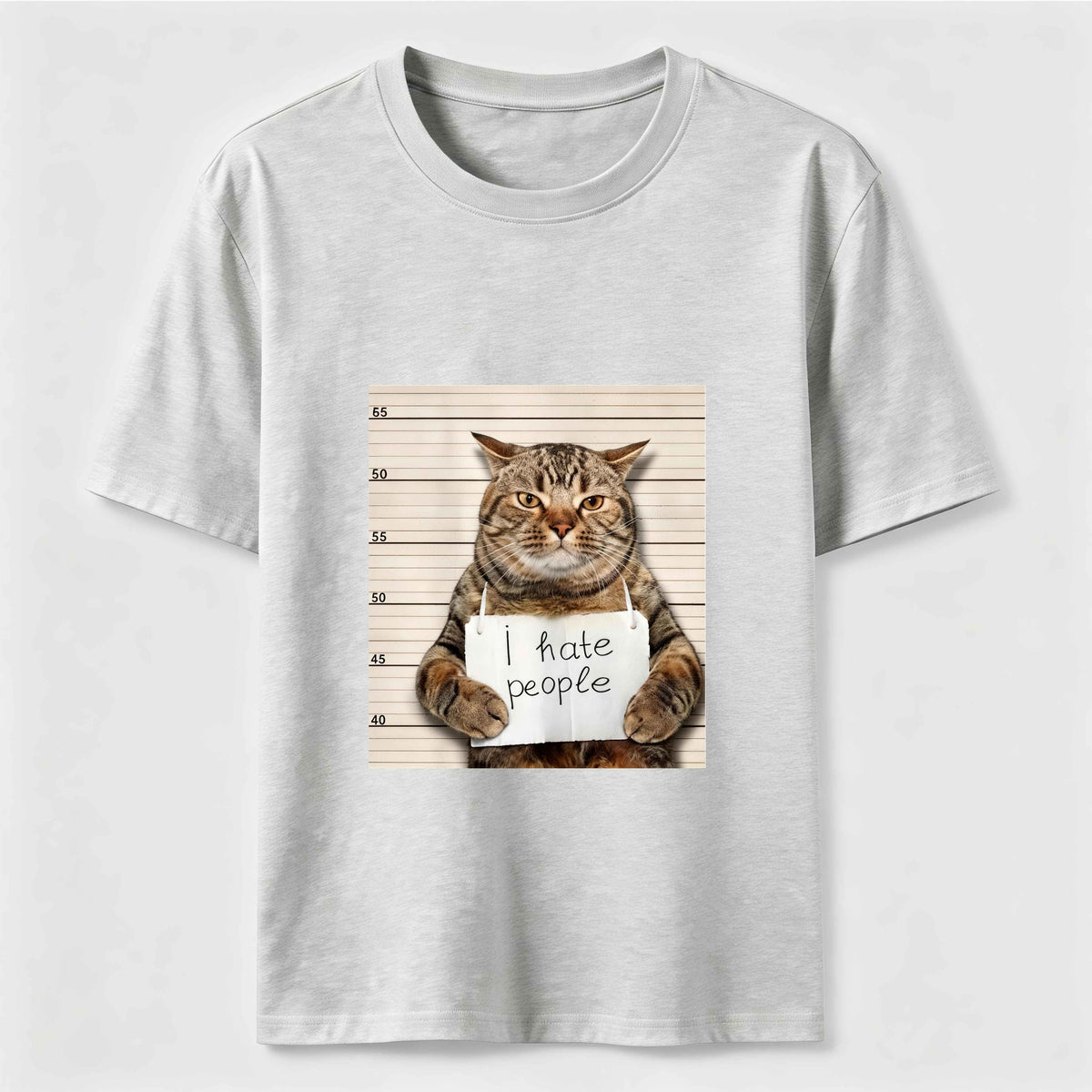 PetTaxClub I Hate People Mugshot Cat Classic T-Shirt
