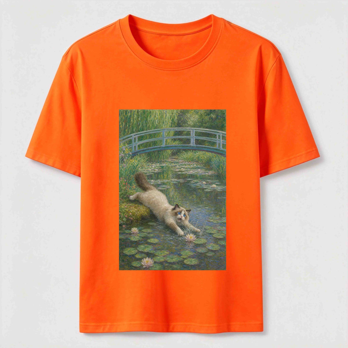 PetTaxClub Pond Panic Cat Classic T-Shirt