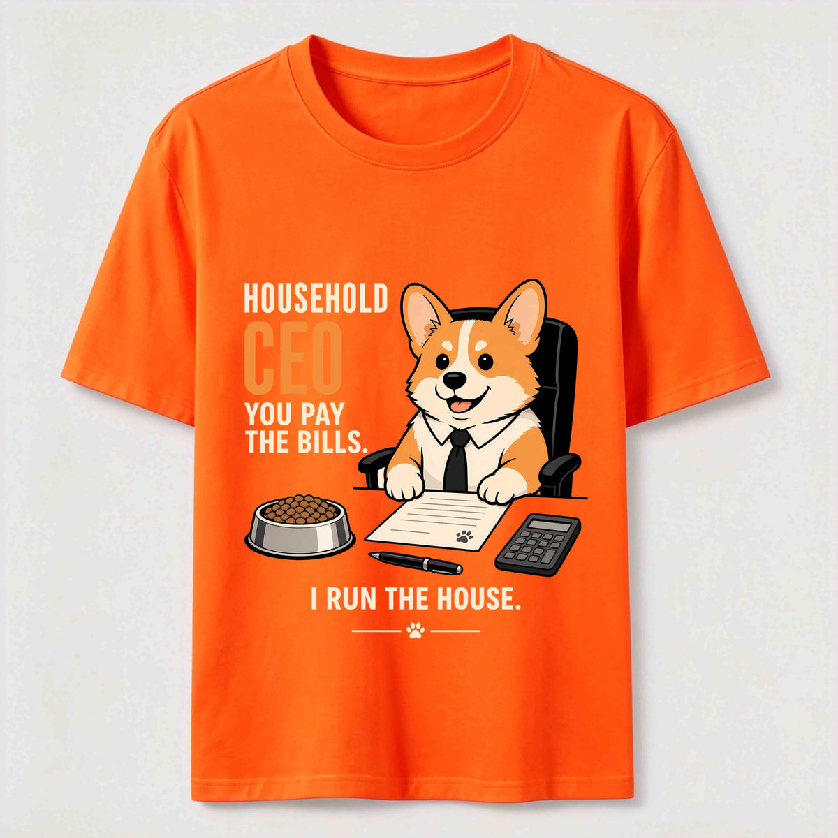 PetTaxClub Household CEO Corgi Classic T-Shirt