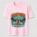 PetTaxClub Low Tide High Drama Basset Hound Classic T-Shirt