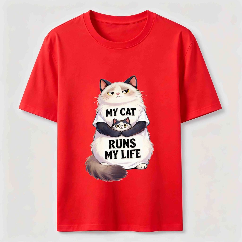 PetTaxClub My Cat Runs My Life Classic T-Shirt