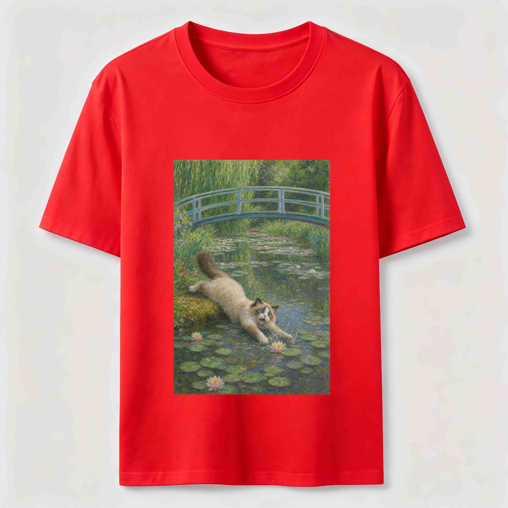 PetTaxClub Pond Panic Cat Classic T-Shirt