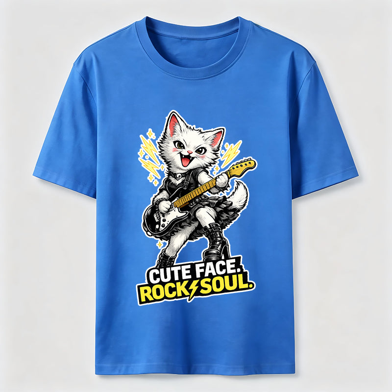 Cute Face Rock Soul Cat Classic T-Shirt
