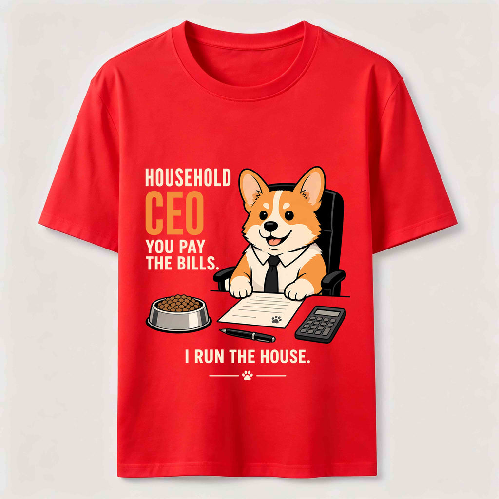 PetTaxClub Household CEO Corgi Classic T-Shirt