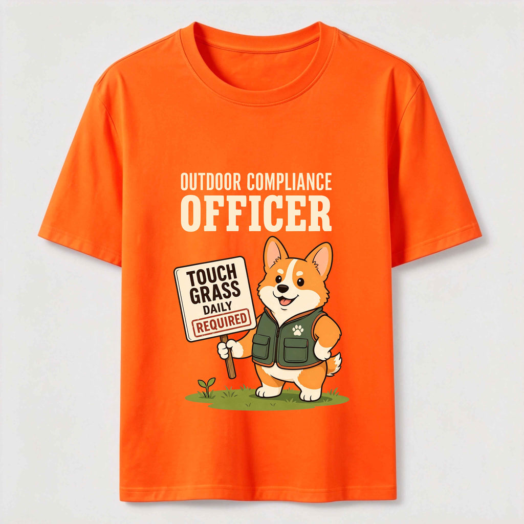 PetTaxClub Outdoor Compliance Officer Corgi Classic T-Shirt