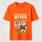 PetTaxClub Outdoor Compliance Officer Corgi Classic T-Shirt