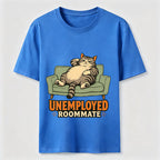 Unemployed Roommate Cat Classic T-Shirt