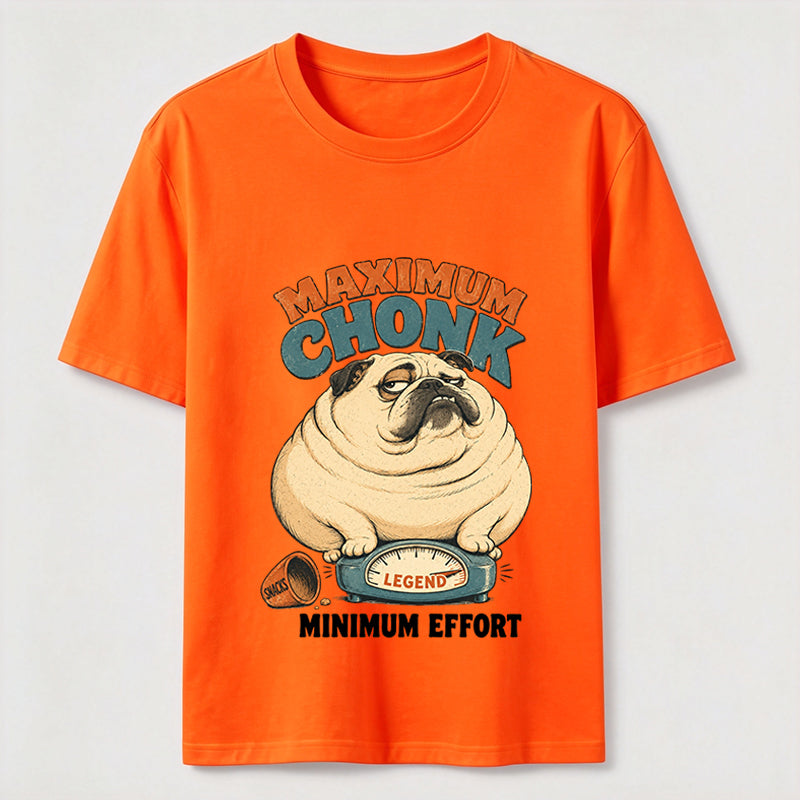 PetTaxClub Maximum Chonk Minimum Effort Pug Classic T-Shirt