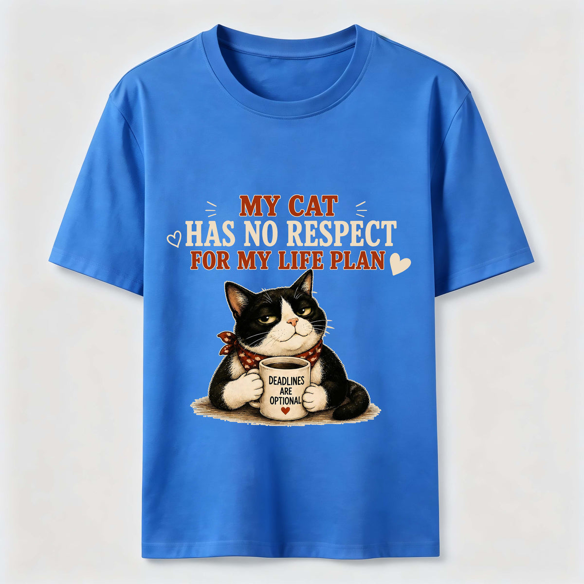 No Respect for My Life Plan Cat Classic T-Shirt