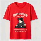 PetTaxClub Remote Work Supervisor Border Collie Classic T-Shirt