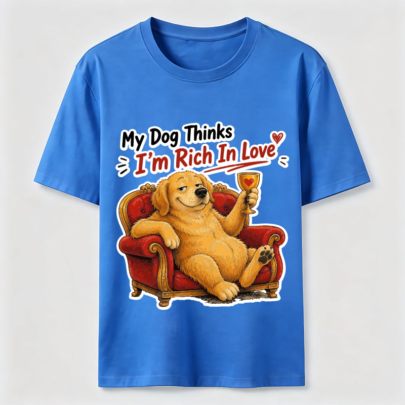 Rich in Love Golden Retriever Classic T-Shirt