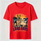 PetTaxClub Lake Days German Shepherd Sidekick Classic T-Shirt