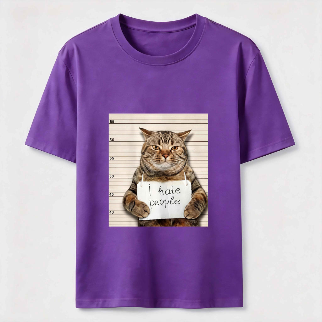 PetTaxClub I Hate People Mugshot Cat Classic T-Shirt