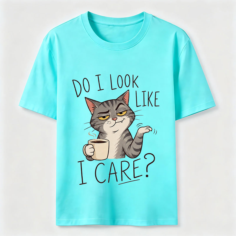 PetTaxClub Do I Look Like I Care Cat Classic T-Shirt