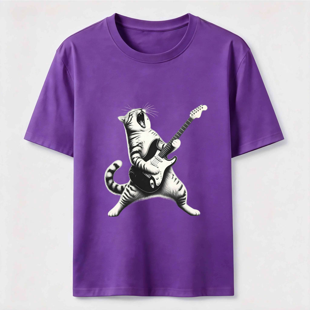PetTaxClub Rockstar Guitar Cat Classic T-Shirt
