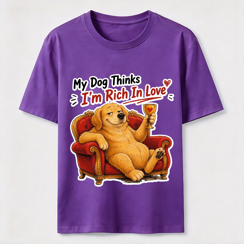 Rich in Love Golden Retriever Classic T-Shirt