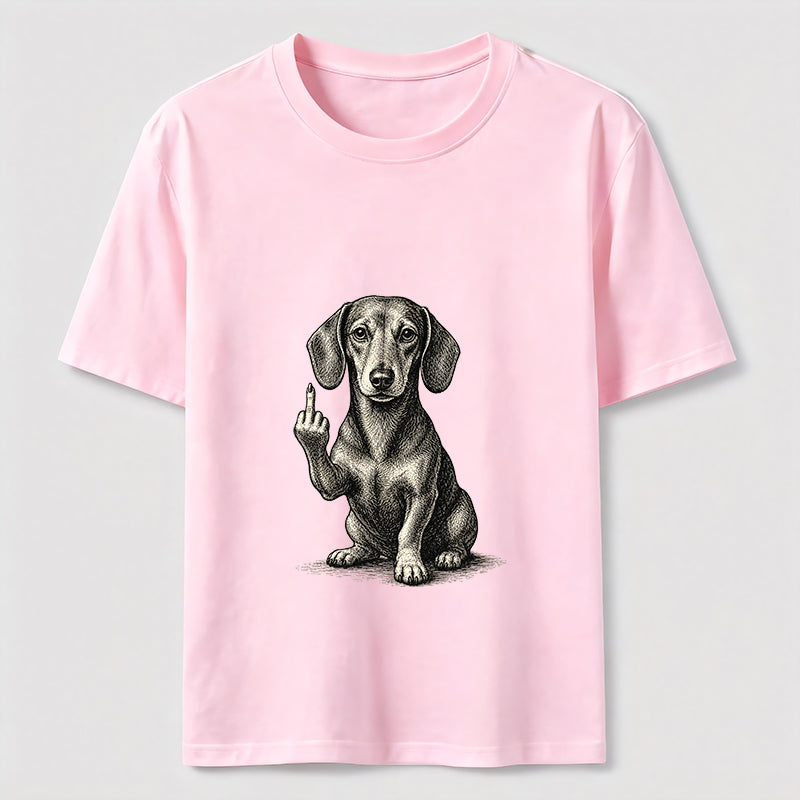 PetTaxClub Sarcastic Wiener Dog Attitude Classic T-Shirt