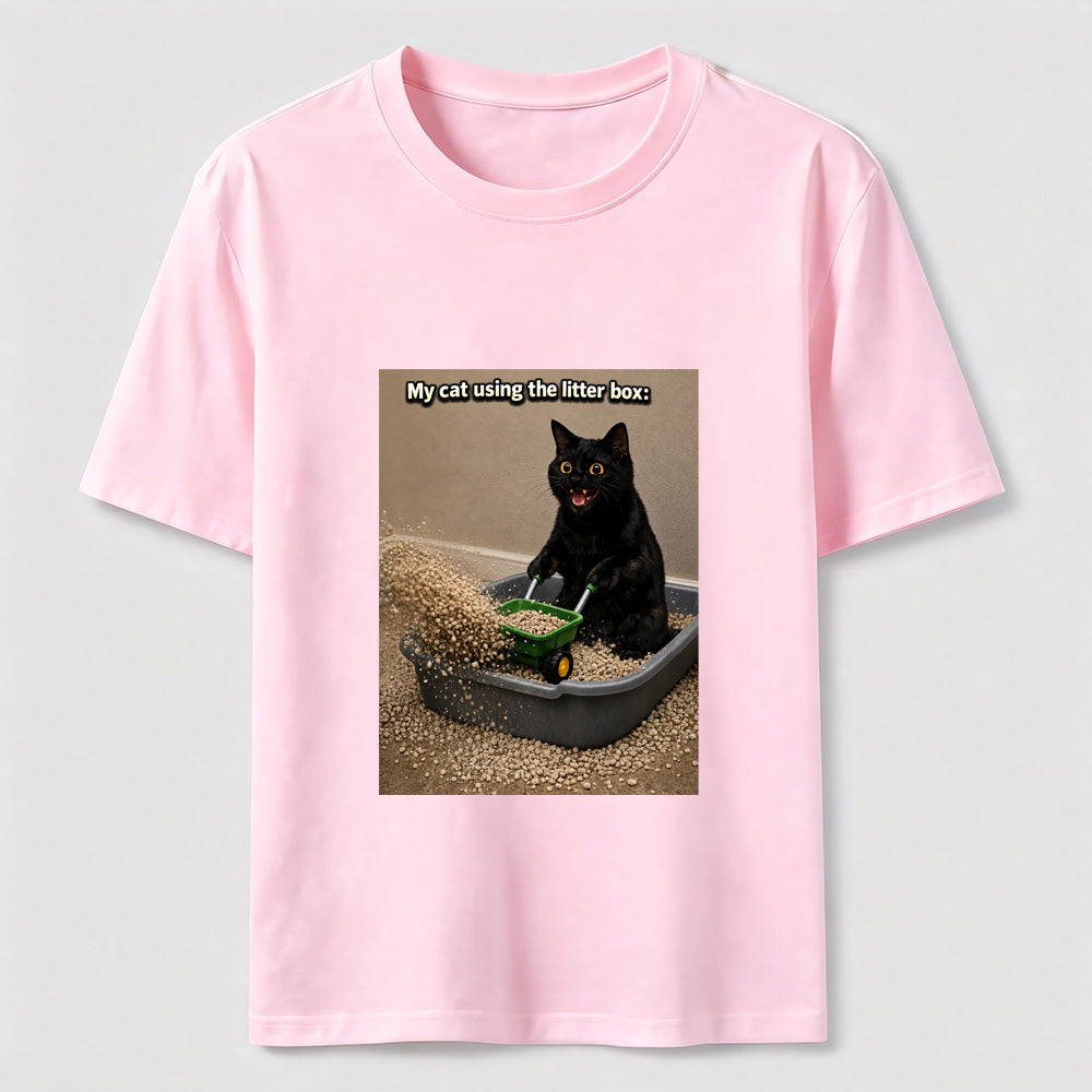 Litter Box Construction Cat Classic T-Shirt