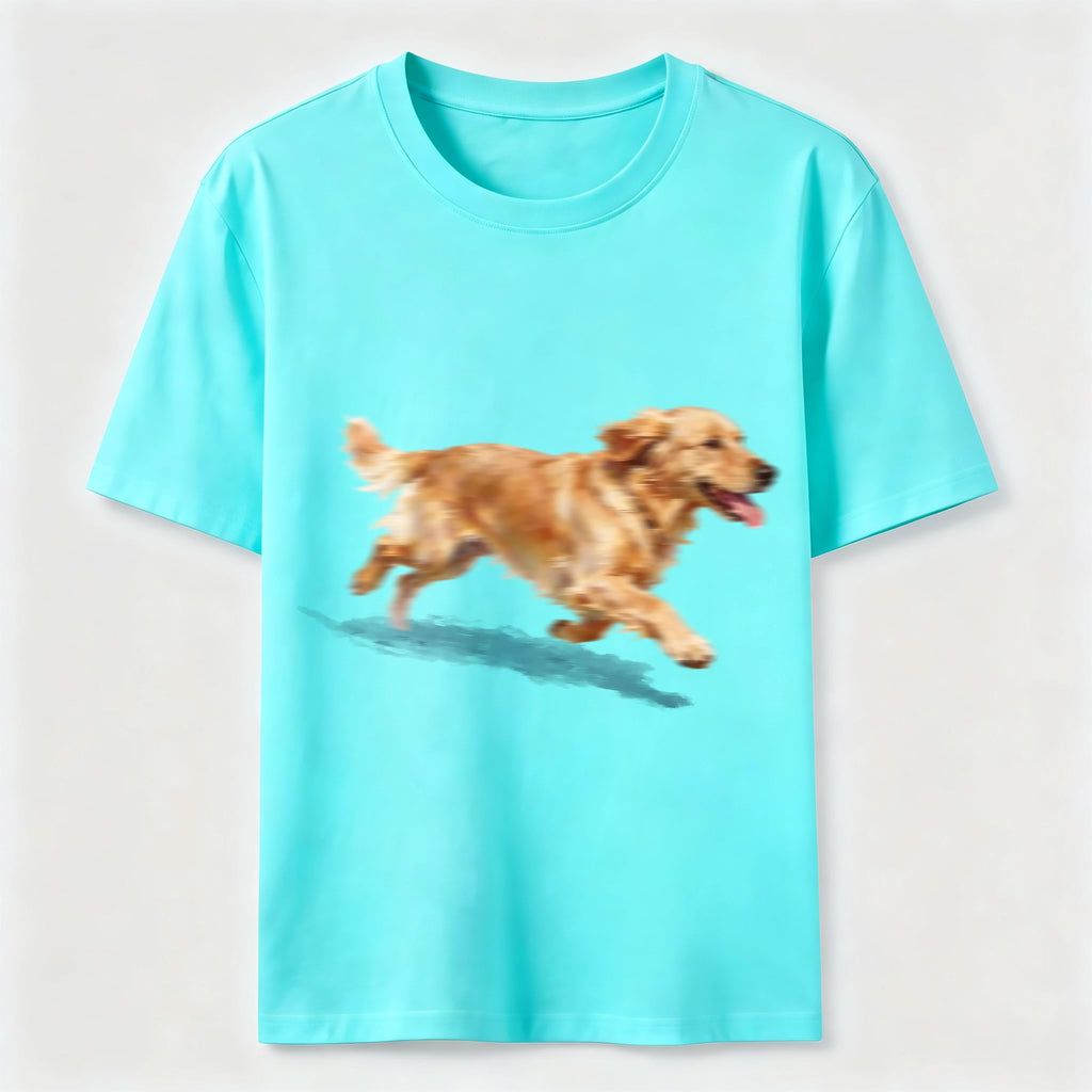 PetTaxClub Running Golden Retriever Classic T-Shirt